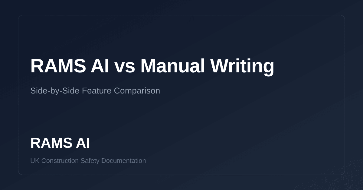Engineer Writing Rams RAMS AI vs Manual RAMS Writing – Comparison | RAMS AI